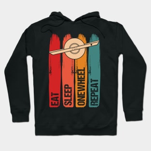 Eat Sleep Onewheel Repeat Funny One Wheel Hoodie